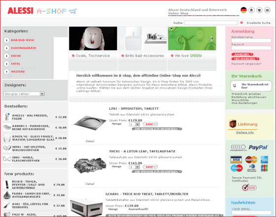 Alessi Screenshot