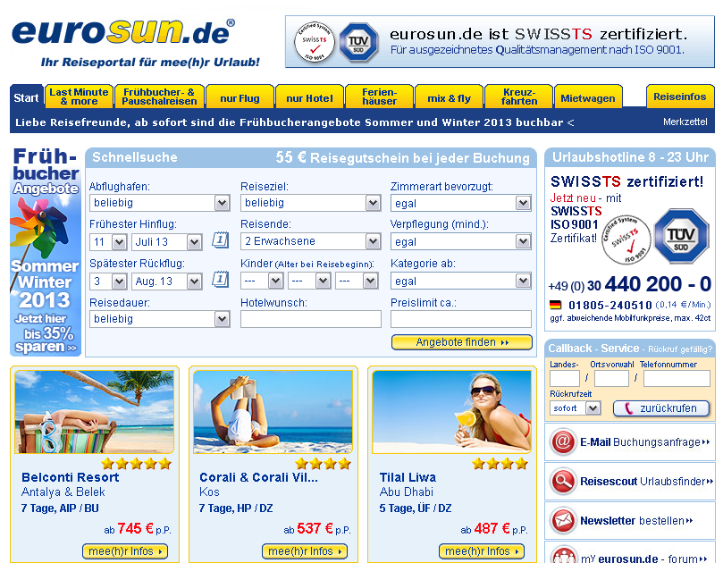 Eurosun Screenshot
