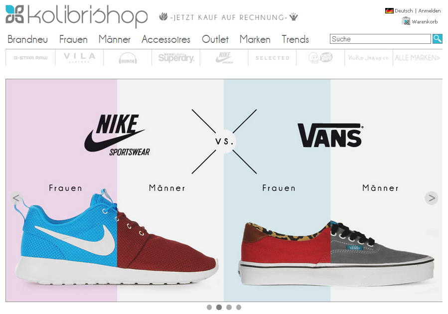 Kolibrishop Streetwear Screenshot