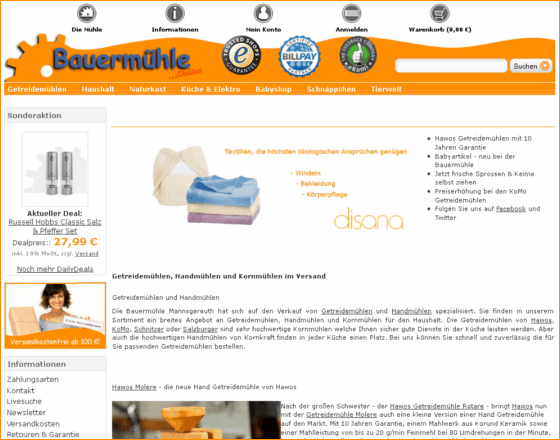 Bauermühle Screenshot