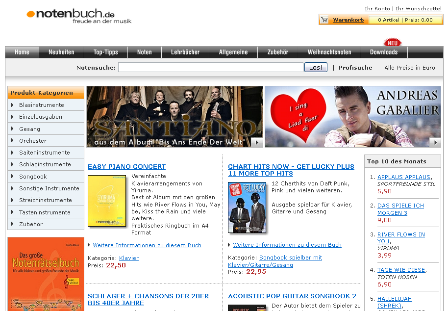 notenbuch.de Screenshot