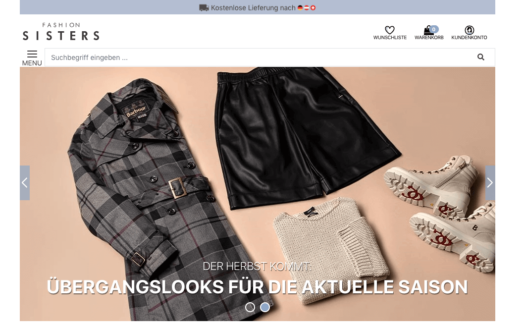 fashionsisters.de Screenshot