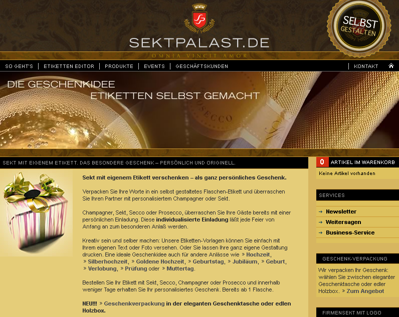 sektpalast.de Screenshot