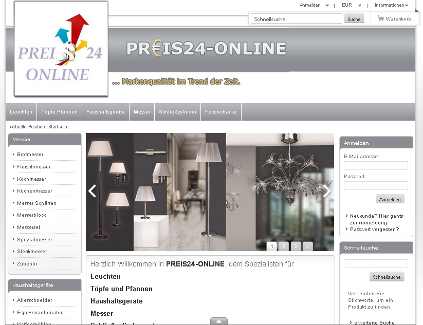 preis24-online.de Screenshot