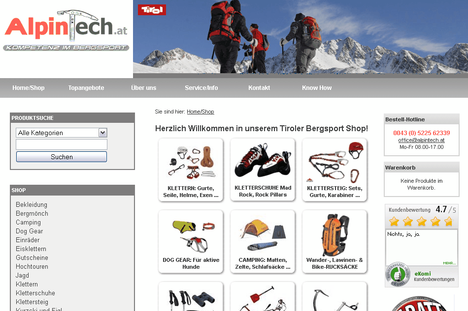 Alpintech AT Screenshot