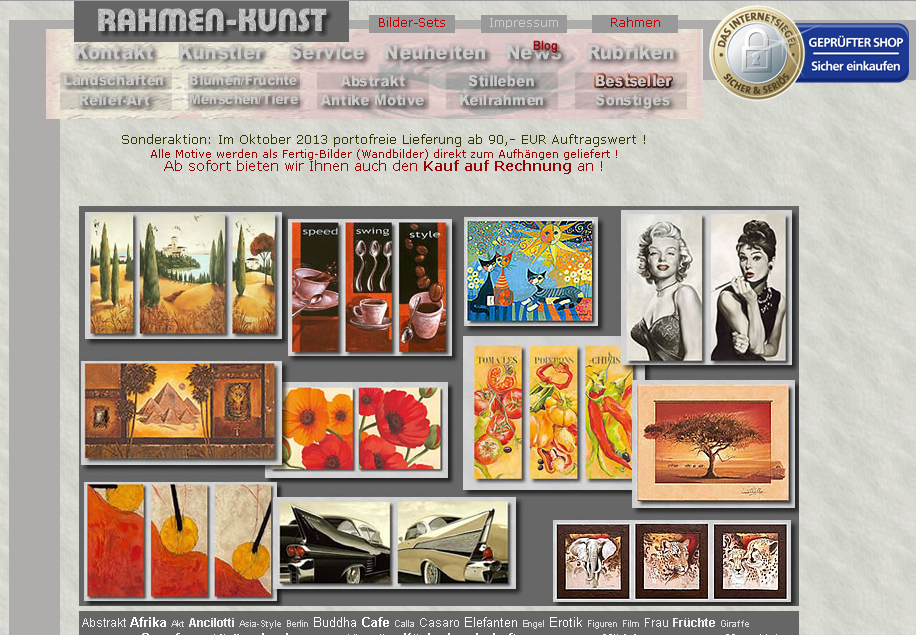 Rahmen-Kunst Screenshot