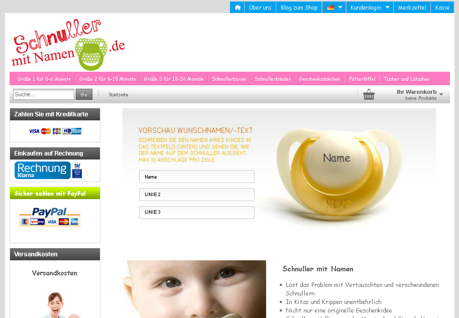 Schnuller Mit Namen DE Screenshot