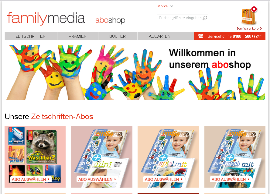 familie.de Screenshot