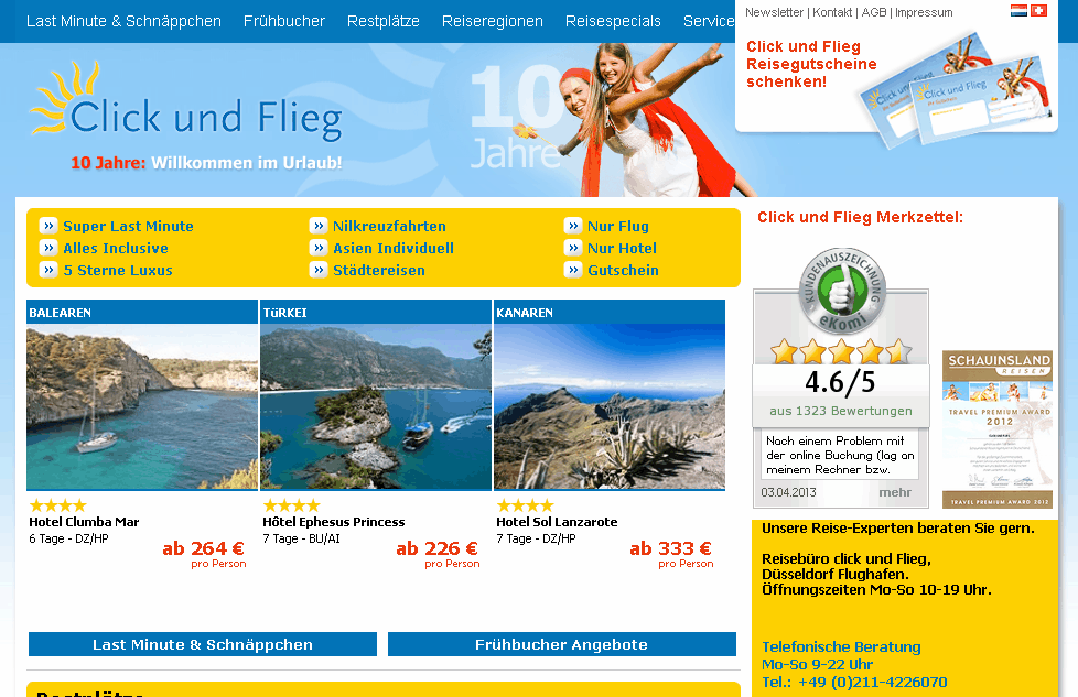 Click und Flieg Screenshot