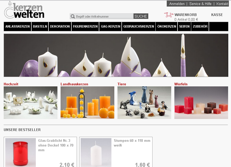 Kerzenwelten Screenshot