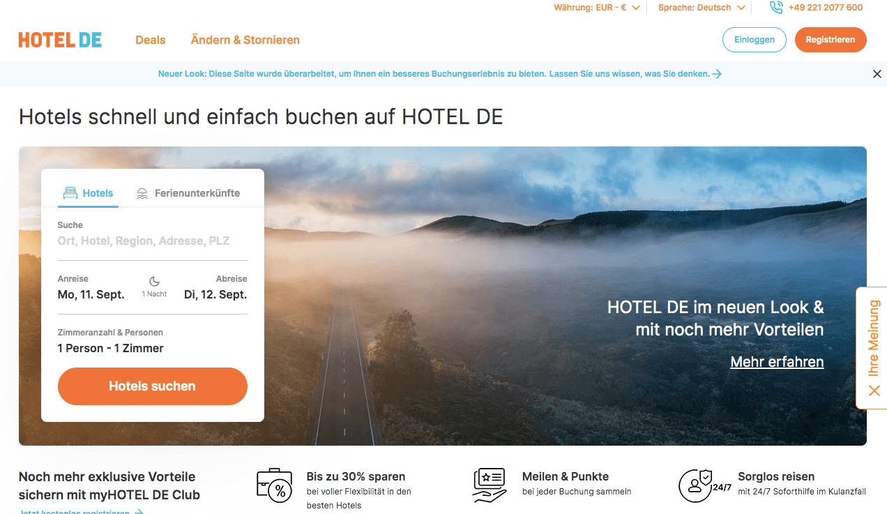 HOTEL DE Screenshot