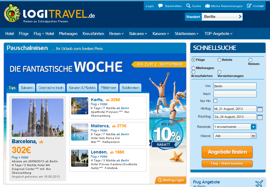 logitravel Screenshot