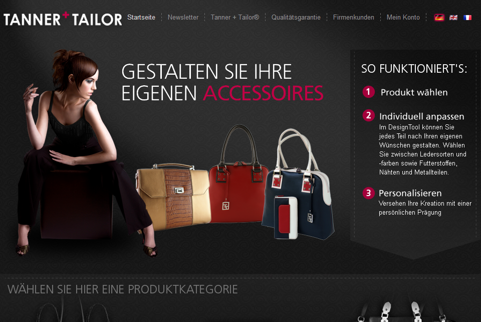 Tanner + Tailor Screenshot