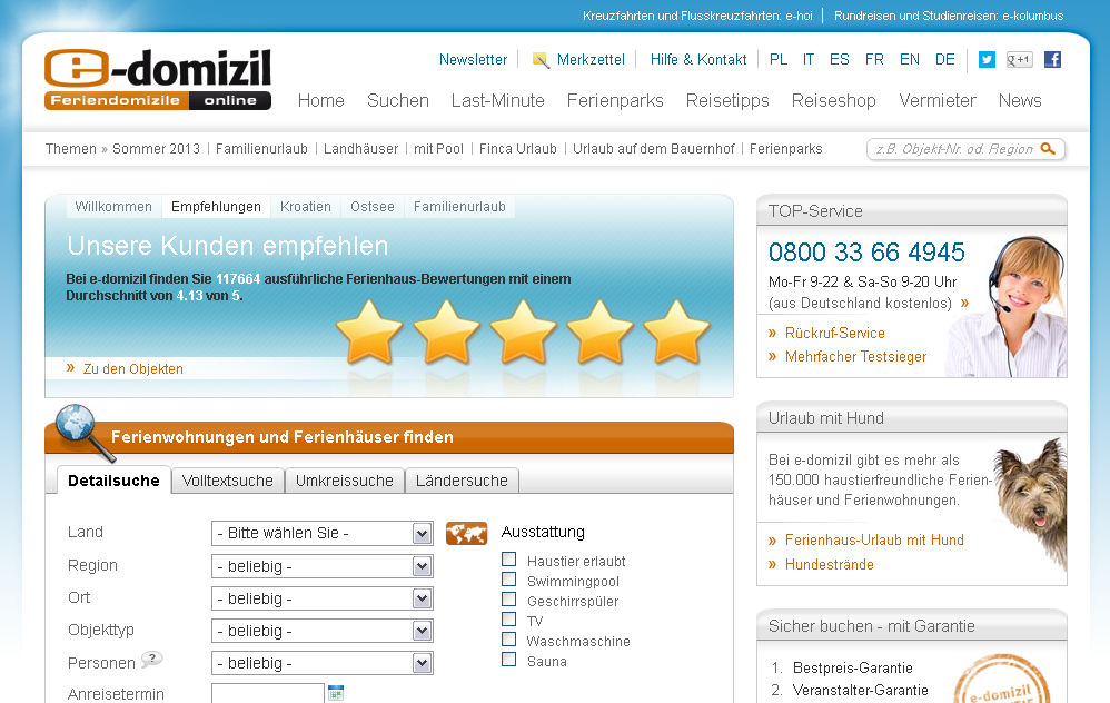 e-domizil Screenshot