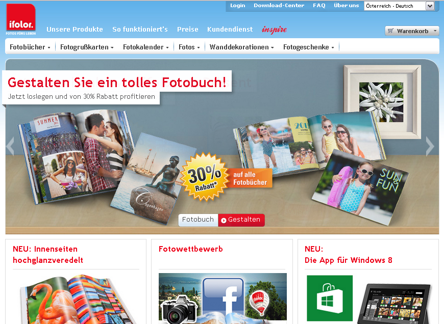 ifolor AT Screenshot