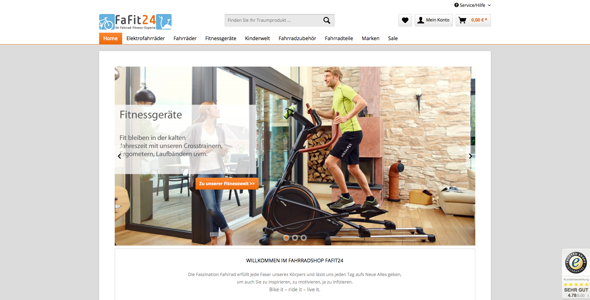 fafit24.de Screenshot