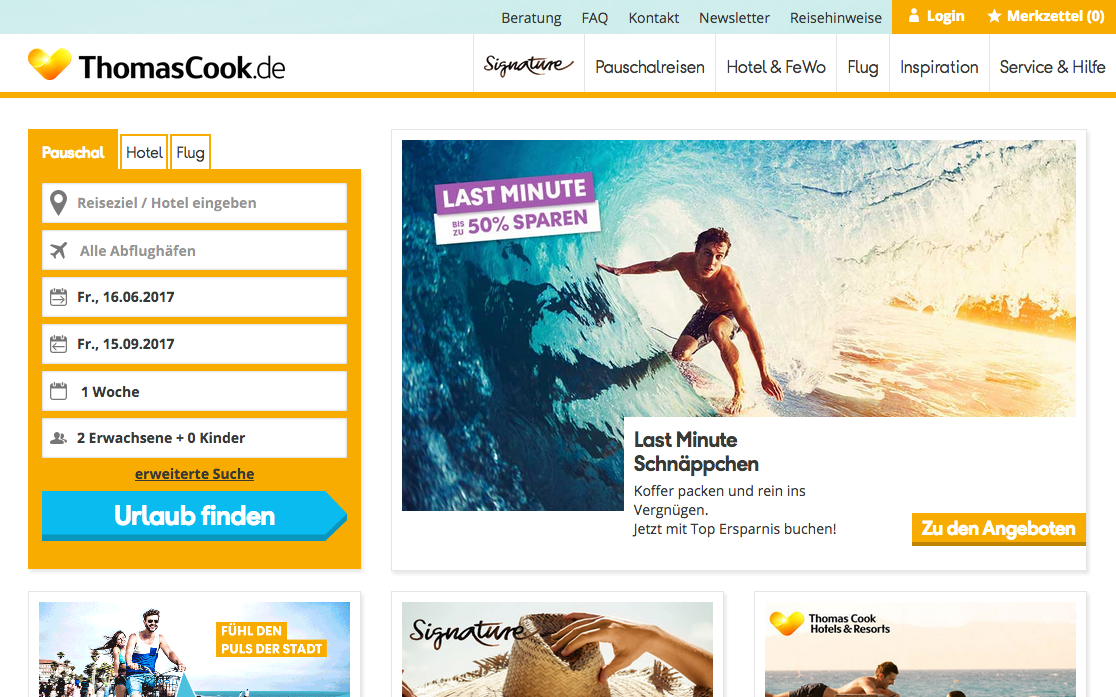 ThomasCook Screenshot