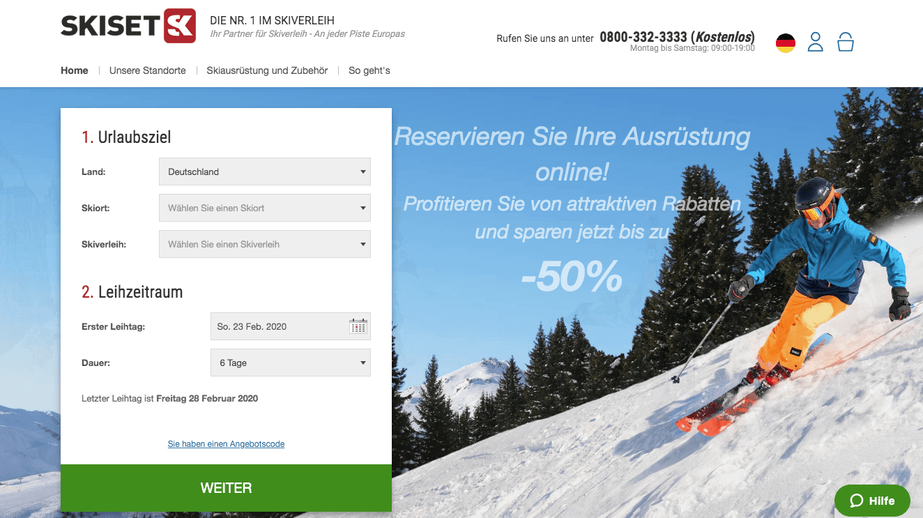 SKISET Screenshot
