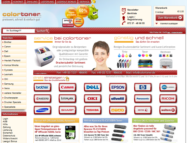 colortoner.de Screenshot