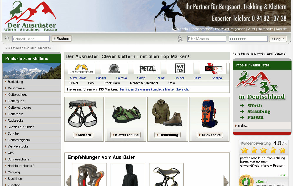 Der Ausrüster Screenshot