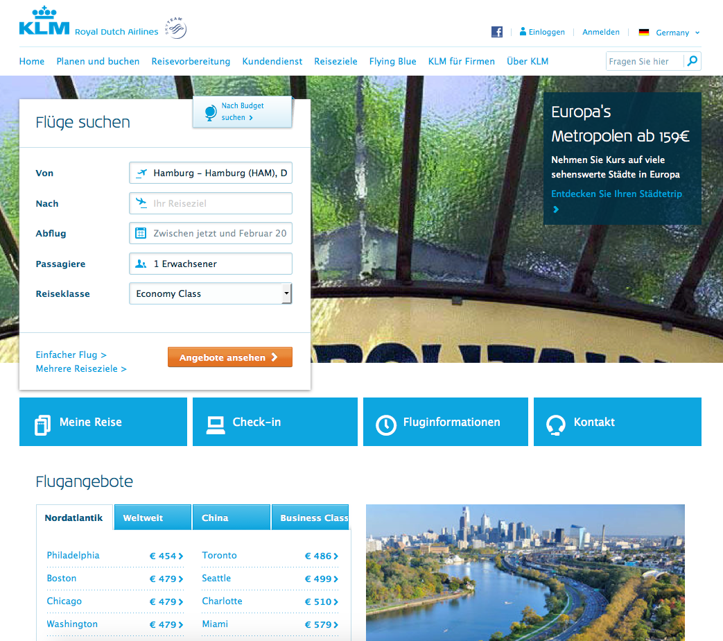 KLM Screenshot