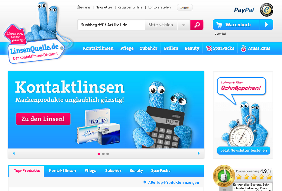 LinsenQuelle Screenshot