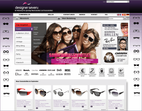 Designerseven.com Screenshot
