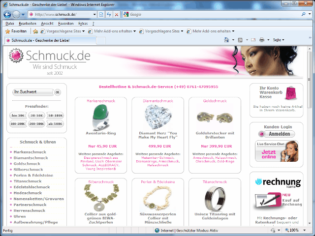 Schmuck.de Screenshot
