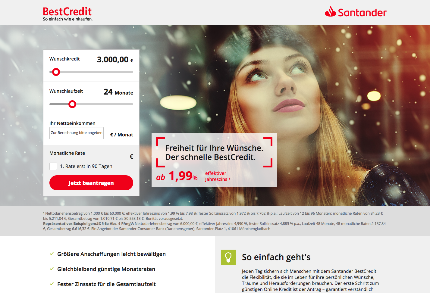 Santander BestCredit Screenshot