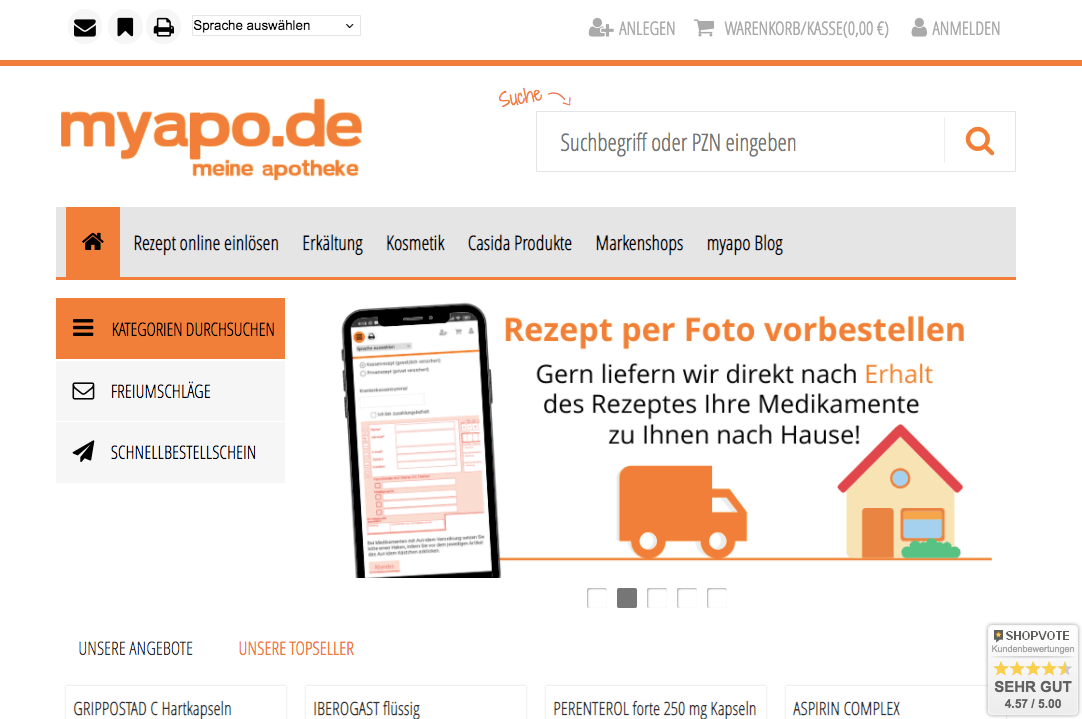 myapo.de Screenshot