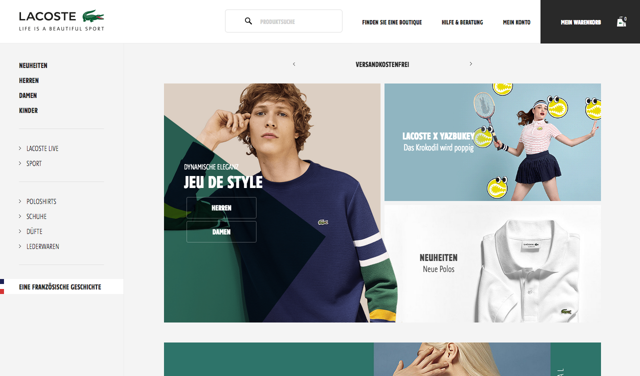 Lacoste Screenshot