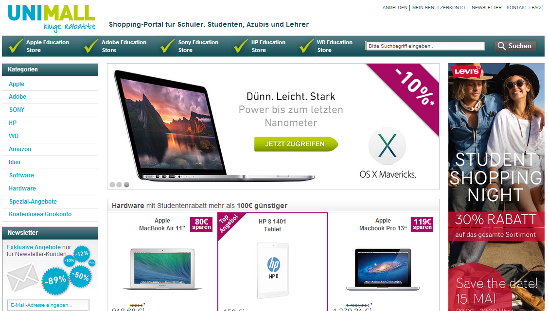 Unimall Screenshot