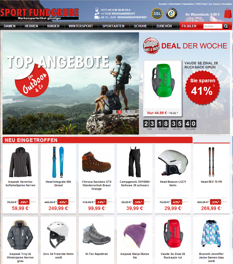 sport-fundgrube.com Screenshot