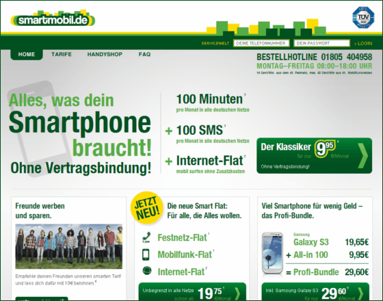 Smartmobil Screenshot