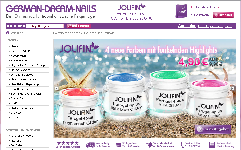 German Dream Nails Screenshot