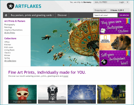 Artflakes Screenshot