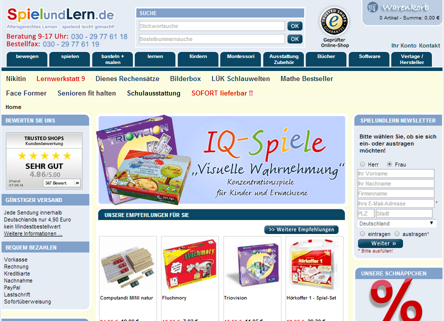 SpielundLern.de Screenshot