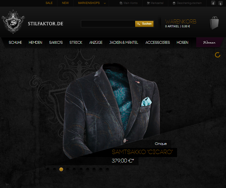 Stilfaktor.de Screenshot