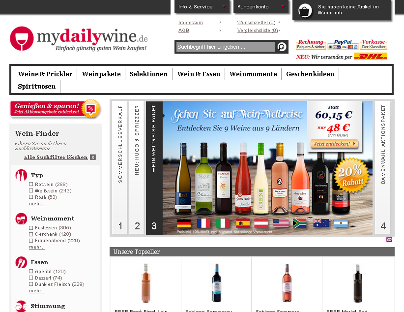 mydailywine Screenshot