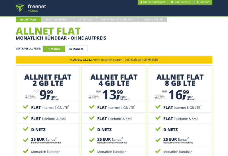 freenetmobile Screenshot