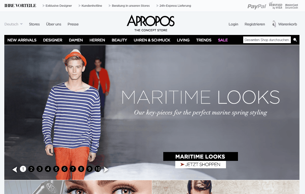 Apropos Store Screenshot