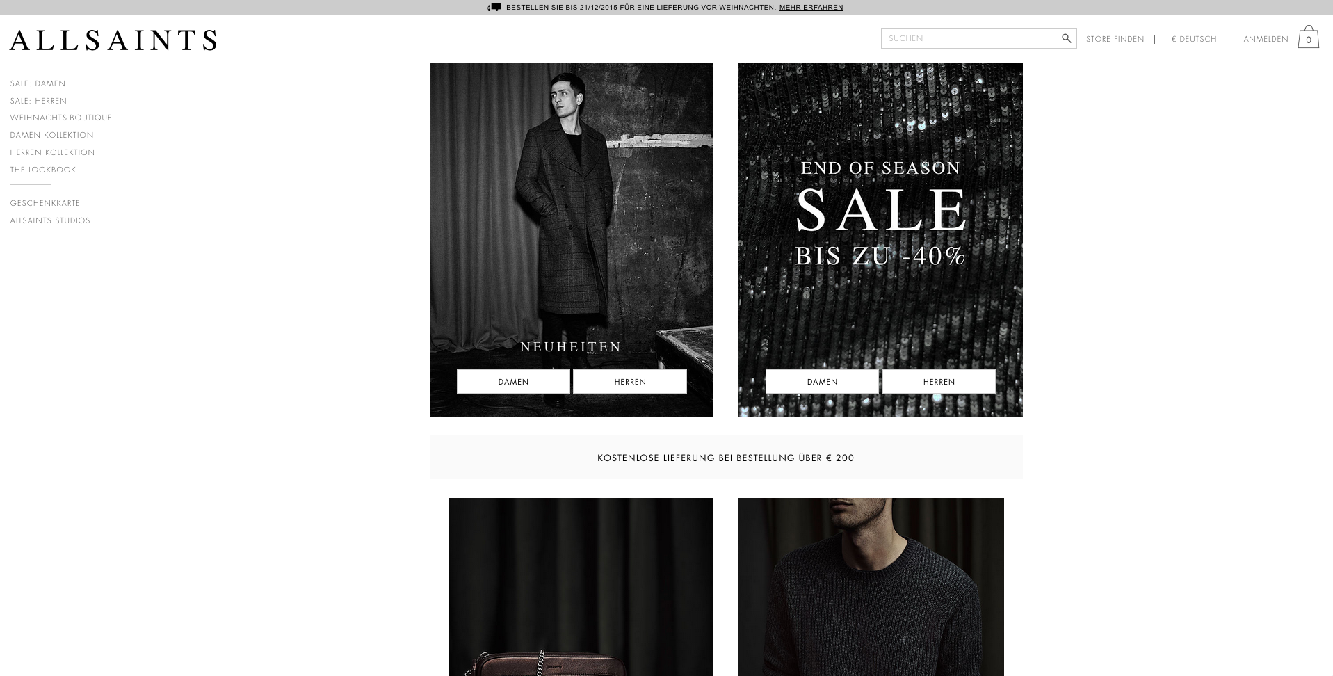 ALLSAINTS Screenshot