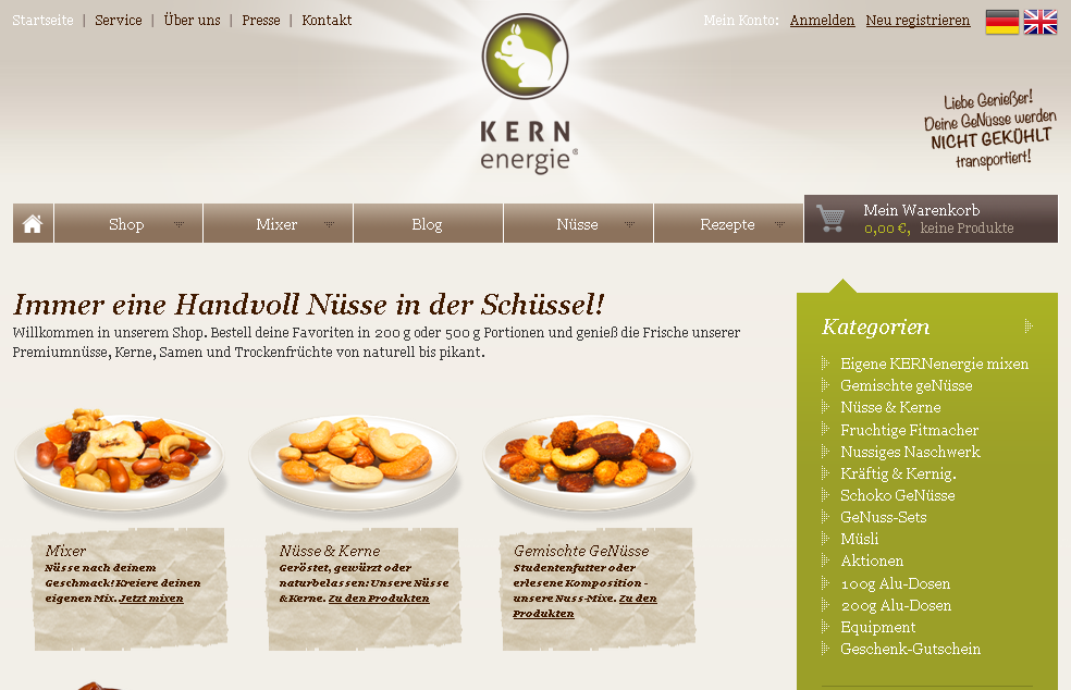 Kern-Energie Screenshot