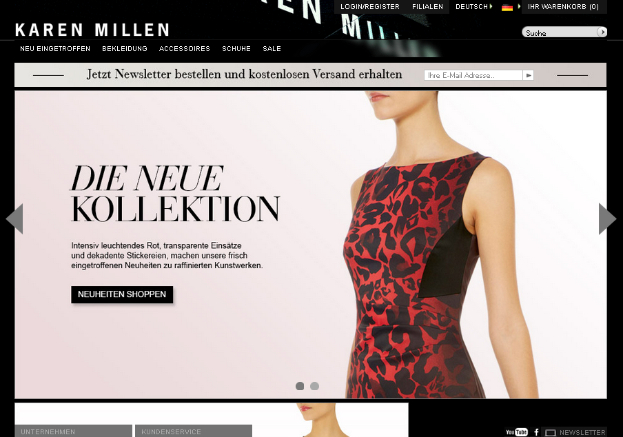 Karen Millen Screenshot