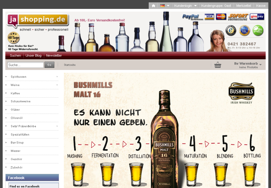 jashopping.de Screenshot