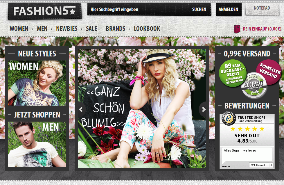 FASHION5 Screenshot