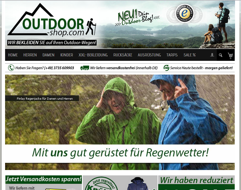 outdoor-shop.com Screenshot