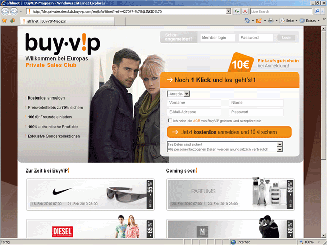BuyVIP Screenshot