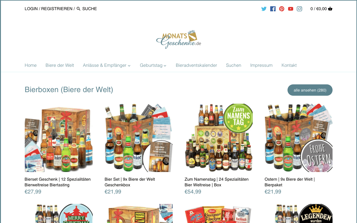 12geschenke.de Screenshot