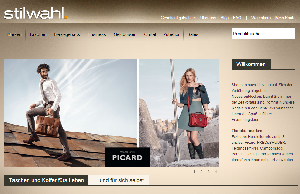 Stilwahl Screenshot